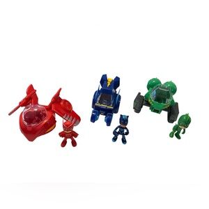 PJ Masks 3-in-1 Combiner Jet Combines 3 vehicles + Catboy Gekko Owlette Figures